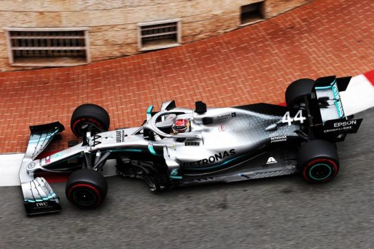 Lewis Hamilton (GBR) Mercedes AMG F1 W10.
23.05.2019. Formula 1 World Championship, Rd 6, Monaco Grand Prix, Monte Carlo, Monaco, Practice Day.
- www.xpbimages.com, EMail: requests@xpbimages.com - copy of publication required for printed pictures. Every used picture is fee-liable. © Copyright: Bearne / XPB Images