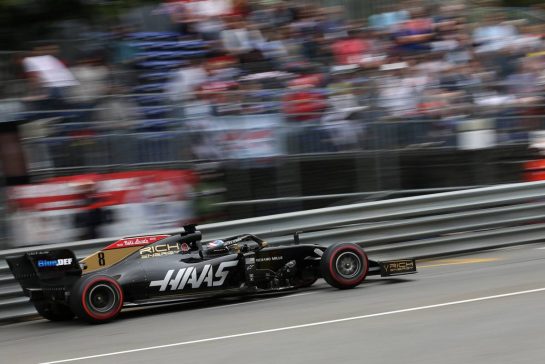 Romain Grosjean (FRA), Haas F1 Team 
23.05.2019. Formula 1 World Championship, Rd 6, Monaco Grand Prix, Monte Carlo, Monaco, Practice Day.
- www.xpbimages.com, EMail: requests@xpbimages.com - copy of publication required for printed pictures. Every used picture is fee-liable. © Copyright: Charniaux / XPB Images