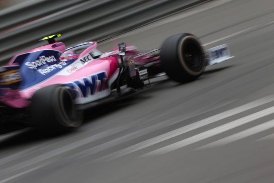 Sergio Perez (MEX), Racing Point 
23.05.2019. Formula 1 World Championship, Rd 6, Monaco Grand Prix, Monte Carlo, Monaco, Practice Day.
- www.xpbimages.com, EMail: requests@xpbimages.com - copy of publication required for printed pictures. Every used picture is fee-liable. © Copyright: Charniaux / XPB Images