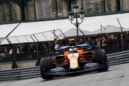 Lando Norris (GBR) McLaren MCL34.
23.05.2019. Formula 1 World Championship, Rd 6, Monaco Grand Prix, Monte Carlo, Monaco, Practice Day.
- www.xpbimages.com, EMail: requests@xpbimages.com - copy of publication required for printed pictures. Every used picture is fee-liable. © Copyright: Bearne / XPB Images
