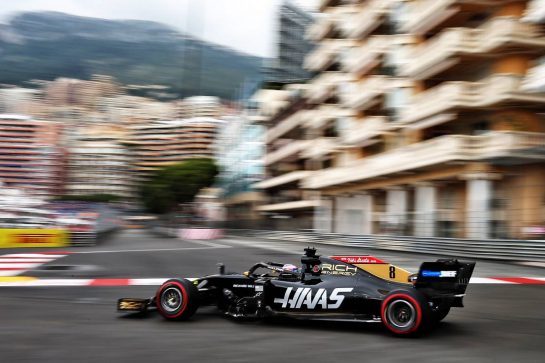 Romain Grosjean (FRA) Haas F1 Team VF-19.
23.05.2019. Formula 1 World Championship, Rd 6, Monaco Grand Prix, Monte Carlo, Monaco, Practice Day.
- www.xpbimages.com, EMail: requests@xpbimages.com - copy of publication required for printed pictures. Every used picture is fee-liable. © Copyright: Moy / XPB Images