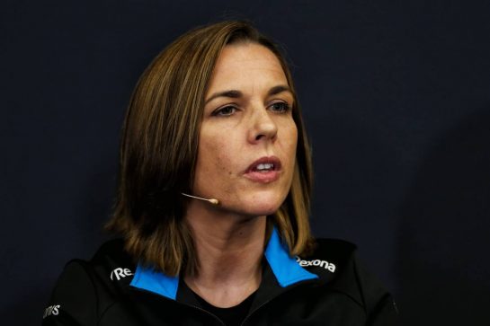 Claire Williams (GBR) Williams Racing Deputy Team Principal in the FIA Press Conference.
23.05.2019. Formula 1 World Championship, Rd 6, Monaco Grand Prix, Monte Carlo, Monaco, Practice Day.
- www.xpbimages.com, EMail: requests@xpbimages.com - copy of publication required for printed pictures. Every used picture is fee-liable. © Copyright: Moy / XPB Images