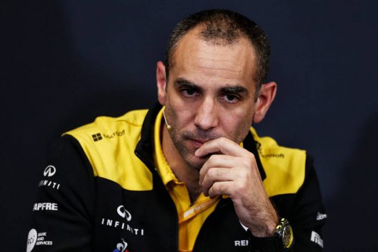 Cyril Abiteboul (FRA) Renault Sport F1 Managing Director in the FIA Press Conference.
23.05.2019. Formula 1 World Championship, Rd 6, Monaco Grand Prix, Monte Carlo, Monaco, Practice Day.
- www.xpbimages.com, EMail: requests@xpbimages.com - copy of publication required for printed pictures. Every used picture is fee-liable. © Copyright: Moy / XPB Images