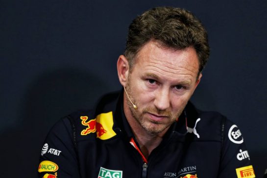 Christian Horner (GBR) Red Bull Racing Team Principal in the FIA Press Conference.
23.05.2019. Formula 1 World Championship, Rd 6, Monaco Grand Prix, Monte Carlo, Monaco, Practice Day.
- www.xpbimages.com, EMail: requests@xpbimages.com - copy of publication required for printed pictures. Every used picture is fee-liable. © Copyright: Moy / XPB Images