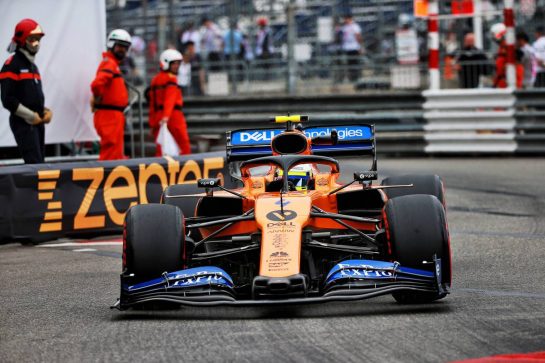 Lando Norris (GBR) McLaren MCL34.
23.05.2019. Formula 1 World Championship, Rd 6, Monaco Grand Prix, Monte Carlo, Monaco, Practice Day.
- www.xpbimages.com, EMail: requests@xpbimages.com - copy of publication required for printed pictures. Every used picture is fee-liable. © Copyright: Photo4 / XPB Images