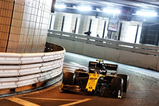 Nico Hulkenberg (GER) Renault F1 Team RS19.
23.05.2019. Formula 1 World Championship, Rd 6, Monaco Grand Prix, Monte Carlo, Monaco, Practice Day.
- www.xpbimages.com, EMail: requests@xpbimages.com - copy of publication required for printed pictures. Every used picture is fee-liable. © Copyright: Moy / XPB Images