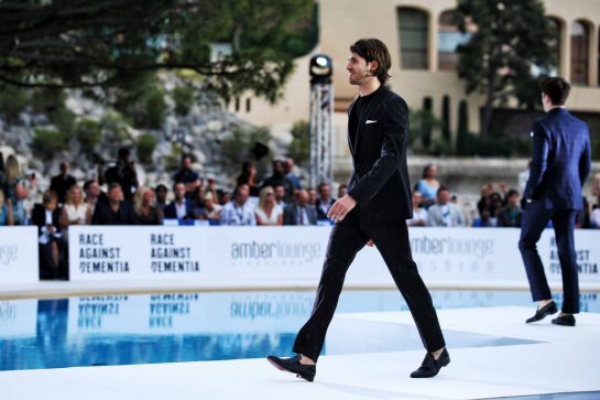 Antonio Giovinazzi (ITA) Alfa Romeo Racing at the Amber Lounge Fashion Show.
24.05.2019. Formula 1 World Championship, Rd 6, Monaco Grand Prix, Monte Carlo, Monaco, Friday.
- www.xpbimages.com, EMail: requests@xpbimages.com - copy of publication required for printed pictures. Every used picture is fee-liable. © Copyright: Batchelor / XPB Images