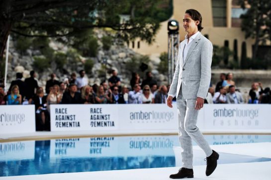 Esteban Gutierrez (MEX) Mercedes AMG F1 at the Amber Lounge Fashion Show.
24.05.2019. Formula 1 World Championship, Rd 6, Monaco Grand Prix, Monte Carlo, Monaco, Friday.
- www.xpbimages.com, EMail: requests@xpbimages.com - copy of publication required for printed pictures. Every used picture is fee-liable. © Copyright: Batchelor / XPB Images
