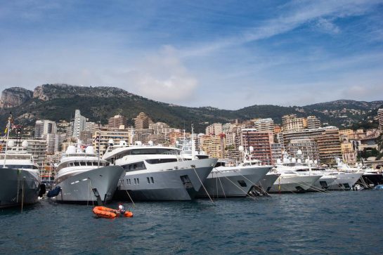 Boats in the scenic Monaco Harbour.
25.05.2019. Formula 1 World Championship, Rd 6, Monaco Grand Prix, Monte Carlo, Monaco, Qualifying Day.
- www.xpbimages.com, EMail: requests@xpbimages.com - copy of publication required for printed pictures. Every used picture is fee-liable. © Copyright: Bearne / XPB Images