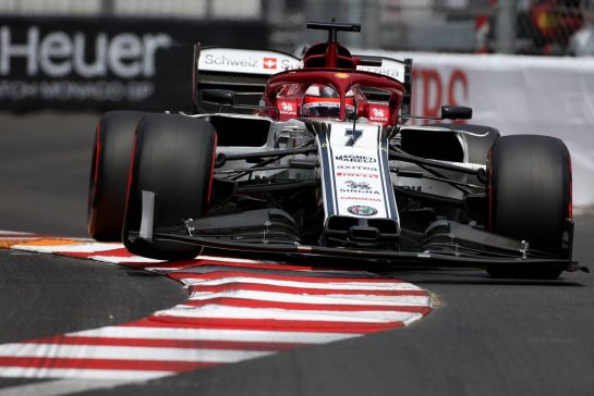 Kimi Raikkonen (FIN), Alfa Romeo Racing 
25.05.2019. Formula 1 World Championship, Rd 6, Monaco Grand Prix, Monte Carlo, Monaco, Qualifying Day.
- www.xpbimages.com, EMail: requests@xpbimages.com - copy of publication required for printed pictures. Every used picture is fee-liable. © Copyright: Charniaux / XPB Images