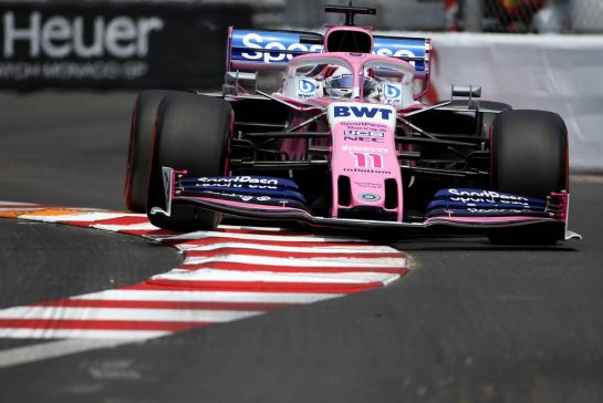 Sergio Perez (MEX), Racing Point 
25.05.2019. Formula 1 World Championship, Rd 6, Monaco Grand Prix, Monte Carlo, Monaco, Qualifying Day.
- www.xpbimages.com, EMail: requests@xpbimages.com - copy of publication required for printed pictures. Every used picture is fee-liable. © Copyright: Charniaux / XPB Images