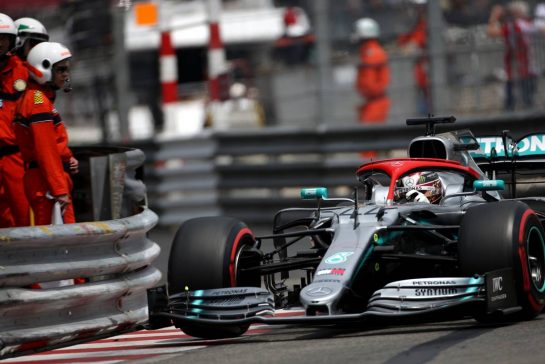 Lewis Hamilton (GBR), Mercedes AMG F1
25.05.2019. Formula 1 World Championship, Rd 6, Monaco Grand Prix, Monte Carlo, Monaco, Qualifying Day.
- www.xpbimages.com, EMail: requests@xpbimages.com - copy of publication required for printed pictures. Every used picture is fee-liable. © Copyright: Charniaux / XPB Images