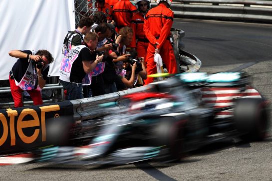 Valtteri Bottas (FIN) Mercedes AMG F1 W10.
25.05.2019. Formula 1 World Championship, Rd 6, Monaco Grand Prix, Monte Carlo, Monaco, Qualifying Day.
- www.xpbimages.com, EMail: requests@xpbimages.com - copy of publication required for printed pictures. Every used picture is fee-liable. © Copyright: Batchelor / XPB Images