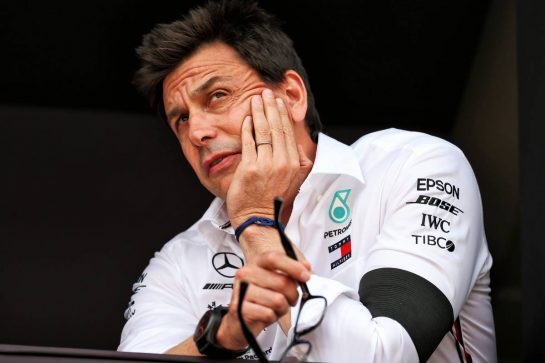 Toto Wolff (GER) Mercedes AMG F1 Shareholder and Executive Director.
25.05.2019. Formula 1 World Championship, Rd 6, Monaco Grand Prix, Monte Carlo, Monaco, Qualifying Day.
- www.xpbimages.com, EMail: requests@xpbimages.com - copy of publication required for printed pictures. Every used picture is fee-liable. © Copyright: Batchelor / XPB Images