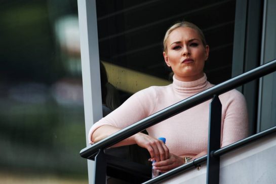 Lindsey Vonn (USA) Former Alpine Ski Racer.
25.05.2019. Formula 1 World Championship, Rd 6, Monaco Grand Prix, Monte Carlo, Monaco, Qualifying Day.
- www.xpbimages.com, EMail: requests@xpbimages.com - copy of publication required for printed pictures. Every used picture is fee-liable. © Copyright: Batchelor / XPB Images