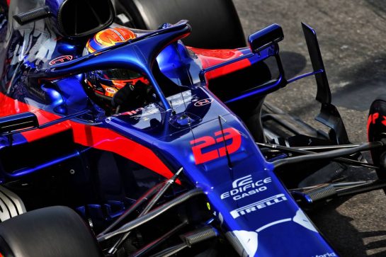 Alexander Albon (THA) Scuderia Toro Rosso STR14.
25.05.2019. Formula 1 World Championship, Rd 6, Monaco Grand Prix, Monte Carlo, Monaco, Qualifying Day.
- www.xpbimages.com, EMail: requests@xpbimages.com - copy of publication required for printed pictures. Every used picture is fee-liable. © Copyright: Batchelor / XPB Images