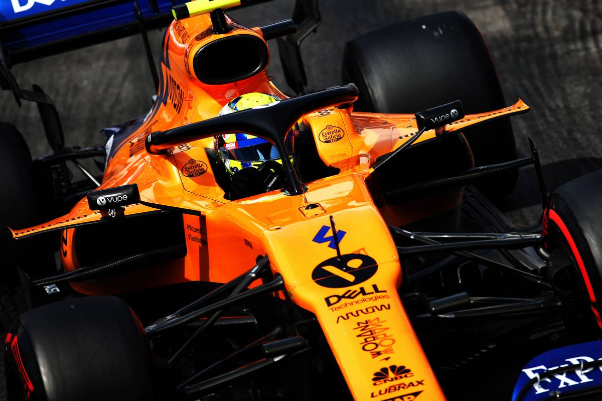 Lando Norris (GBR) McLaren MCL34.