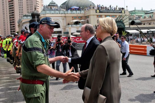 HSH Prince Albert of Monaco (MON) and Princess Charlene of Monaco.
25.05.2019. Formula 1 World Championship, Rd 6, Monaco Grand Prix, Monte Carlo, Monaco, Qualifying Day.
- www.xpbimages.com, EMail: requests@xpbimages.com - copy of publication required for printed pictures. Every used picture is fee-liable. © Copyright: Photo4 / XPB Images