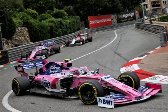 Lance Stroll (CDN) Racing Point F1 Team RP19.
26.05.2019. Formula 1 World Championship, Rd 6, Monaco Grand Prix, Monte Carlo, Monaco, Race Day.
- www.xpbimages.com, EMail: requests@xpbimages.com - copy of publication required for printed pictures. Every used picture is fee-liable. © Copyright: Batchelor / XPB Images