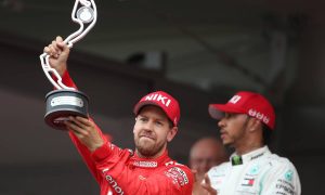 Vettel hails 'great result' but says Ferrari has work ahead