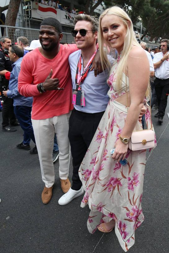 Lindsey Vonn (USA)26.05.2019. Formula 1 World Championship, Rd 6, Monaco Grand Prix, Monte Carlo, Monaco, Race Day.- www.xpbimages.com, EMail: requests@xpbimages.com - copy of publication required for printed pictures. Every used picture is fee-liable. © Copyright: Charniaux / XPB Images