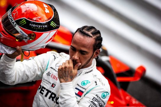 Race winner Lewis Hamilton (GBR) Mercedes AMG F1 celebrates in parc ferme.
26.05.2019. Formula 1 World Championship, Rd 6, Monaco Grand Prix, Monte Carlo, Monaco, Race Day.
- www.xpbimages.com, EMail: requests@xpbimages.com - copy of publication required for printed pictures. Every used picture is fee-liable. © Copyright: Bearne / XPB Images