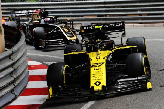 Nico Hulkenberg (GER) Renault F1 Team RS19.
26.05.2019. Formula 1 World Championship, Rd 6, Monaco Grand Prix, Monte Carlo, Monaco, Race Day.
 - www.xpbimages.com, EMail: requests@xpbimages.com - copy of publication required for printed pictures. Every used picture is fee-liable. © Copyright: Bearne / XPB Images