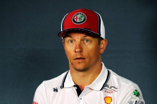 Kimi Raikkonen (FIN) Alfa Romeo Racing in the FIA Press Conference.
06.06.2019. Formula 1 World Championship, Rd 7, Canadian Grand Prix, Montreal, Canada, Preparation Day.
- www.xpbimages.com, EMail: requests@xpbimages.com - copy of publication required for printed pictures. Every used picture is fee-liable. © Copyright: Photo4 / XPB Images