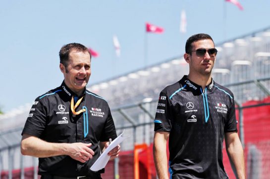 Nicholas Latifi (CDN) Williams Racing Test and Development Driver walks the circuit with the team.
06.06.2019. Formula 1 World Championship, Rd 7, Canadian Grand Prix, Montreal, Canada, Preparation Day.
- www.xpbimages.com, EMail: requests@xpbimages.com - copy of publication required for printed pictures. Every used picture is fee-liable. © Copyright: Bearne / XPB Images