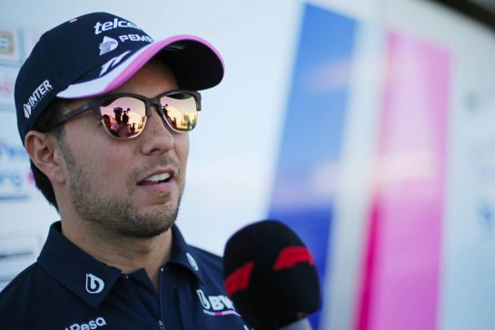 Sergio Perez (MEX), Racing Point 
06.06.2019. Formula 1 World Championship, Rd 7, Canadian Grand Prix, Montreal, Canada, Preparation Day.
- www.xpbimages.com, EMail: requests@xpbimages.com - copy of publication required for printed pictures. Every used picture is fee-liable. © Copyright: Charniaux / XPB Images