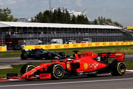 Sebastian Vettel (GER) Ferrari SF90.
07.06.2019. Formula 1 World Championship, Rd 5, Spanish Grand Prix, Barcelona, Spain, Practice Day.
- www.xpbimages.com, EMail: requests@xpbimages.com - copy of publication required for printed pictures. Every used picture is fee-liable. © Copyright: Photo4 / XPB Images