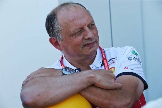 Frederic Vasseur (FRA) Alfa Romeo Racing Team Principal.
07.06.2019. Formula 1 World Championship, Rd 5, Spanish Grand Prix, Barcelona, Spain, Practice Day.
- www.xpbimages.com, EMail: requests@xpbimages.com - copy of publication required for printed pictures. Every used picture is fee-liable. © Copyright: Batchelor / XPB Images