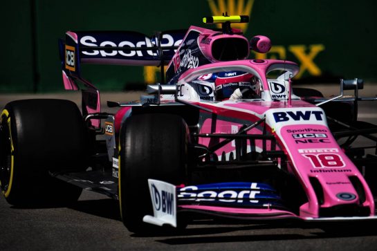 Lance Stroll (CDN) Racing Point F1 Team RP19.
07.06.2019. Formula 1 World Championship, Rd 5, Spanish Grand Prix, Barcelona, Spain, Practice Day.
- www.xpbimages.com, EMail: requests@xpbimages.com - copy of publication required for printed pictures. Every used picture is fee-liable. © Copyright: Price / XPB Images