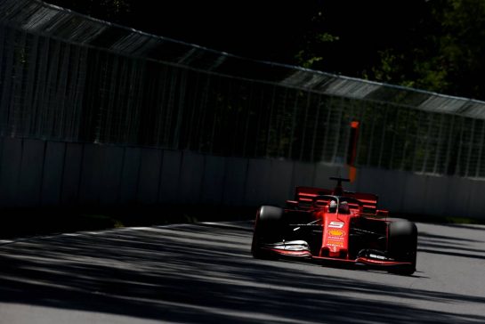 Sebastian Vettel (GER), Scuderia Ferrari 
08.06.2019. Formula 1 World Championship, Rd 7, Canadian Grand Prix, Montreal, Canada, Qualifying Day.
- www.xpbimages.com, EMail: requests@xpbimages.com - copy of publication required for printed pictures. Every used picture is fee-liable. © Copyright: Charniaux / XPB Images