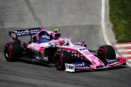 Lance Stroll (CDN) Racing Point F1 Team RP19.
08.06.2019. Formula 1 World Championship, Rd 7, Canadian Grand Prix, Montreal, Canada, Qualifying Day.
- www.xpbimages.com, EMail: requests@xpbimages.com - copy of publication required for printed pictures. Every used picture is fee-liable. © Copyright: Bearne / XPB Images