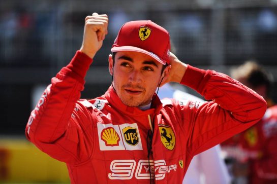 Charles Leclerc (MON) Ferrari celebrates in qualifying parc ferme.
08.06.2019. Formula 1 World Championship, Rd 7, Canadian Grand Prix, Montreal, Canada, Qualifying Day.
- www.xpbimages.com, EMail: requests@xpbimages.com - copy of publication required for printed pictures. Every used picture is fee-liable. © Copyright: Price / XPB Images