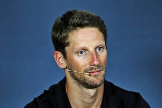 Romain Grosjean (FRA) Haas F1 Team in the FIA Press Conference.
20.06.2019. Formula 1 World Championship, Rd 8, French Grand Prix, Paul Ricard, France, Preparation Day.
- www.xpbimages.com, EMail: requests@xpbimages.com - copy of publication required for printed pictures. Every used picture is fee-liable. © Copyright: Moy / XPB Images