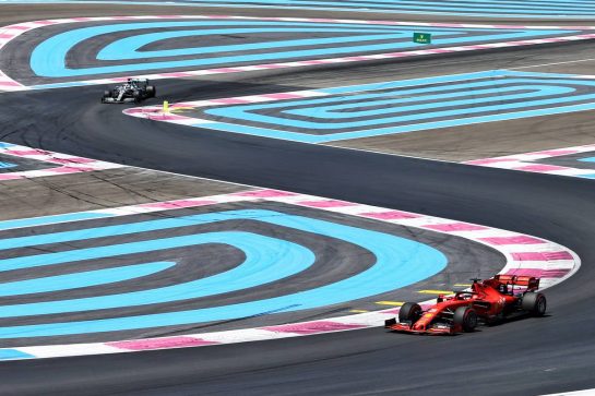 Sebastian Vettel (GER) Ferrari SF90.
22.06.2019. Formula 1 World Championship, Rd 8, French Grand Prix, Paul Ricard, France, Qualifying Day.
- www.xpbimages.com, EMail: requests@xpbimages.com - copy of publication required for printed pictures. Every used picture is fee-liable. © Copyright: Moy / XPB Images