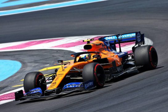 Lando Norris (GBR) McLaren MCL34.
22.06.2019. Formula 1 World Championship, Rd 8, French Grand Prix, Paul Ricard, France, Qualifying Day.
- www.xpbimages.com, EMail: requests@xpbimages.com - copy of publication required for printed pictures. Every used picture is fee-liable. © Copyright: Moy / XPB Images