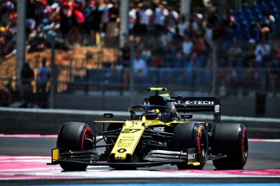 Nico Hulkenberg (GER) Renault F1 Team RS19.
22.06.2019. Formula 1 World Championship, Rd 8, French Grand Prix, Paul Ricard, France, Qualifying Day.
- www.xpbimages.com, EMail: requests@xpbimages.com - copy of publication required for printed pictures. Every used picture is fee-liable. © Copyright: Photo4 / XPB Images