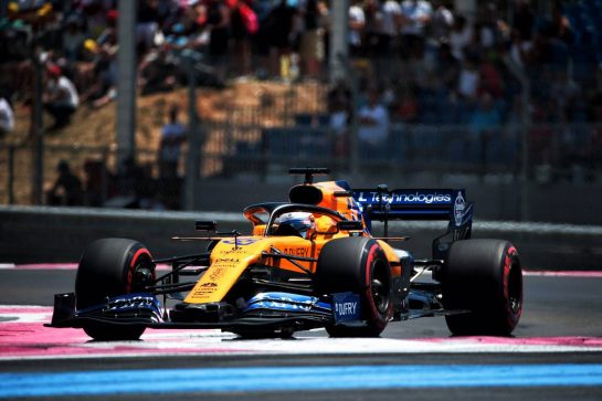 Carlos Sainz Jr (ESP) McLaren MCL34.
22.06.2019. Formula 1 World Championship, Rd 8, French Grand Prix, Paul Ricard, France, Qualifying Day.
- www.xpbimages.com, EMail: requests@xpbimages.com - copy of publication required for printed pictures. Every used picture is fee-liable. © Copyright: Photo4 / XPB Images
