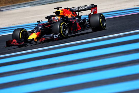 Max Verstappen (NLD) Red Bull Racing RB15.
22.06.2019. Formula 1 World Championship, Rd 8, French Grand Prix, Paul Ricard, France, Qualifying Day.
- www.xpbimages.com, EMail: requests@xpbimages.com - copy of publication required for printed pictures. Every used picture is fee-liable. © Copyright: Moy / XPB Images