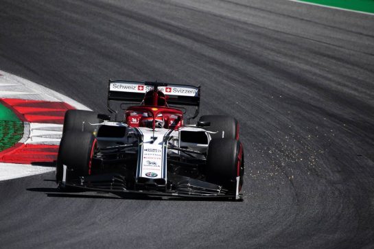 Kimi Raikkonen (FIN) Alfa Romeo Racing C38.
28.06.2019. Formula 1 World Championship, Rd 9, Austrian Grand Prix, Spielberg, Austria, Practice Day.
- www.xpbimages.com, EMail: requests@xpbimages.com - copy of publication required for printed pictures. Every used picture is fee-liable. © Copyright: Photo4 / XPB Images