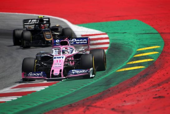 Sergio Perez (MEX), Racing Point 29.06.2019. Formula 1 World Championship, Rd 9, Austrian Grand Prix, Spielberg, Austria, Qualifying Day.- www.xpbimages.com, EMail: requests@xpbimages.com - copy of publication required for printed pictures. Every used picture is fee-liable. © Copyright: Charniaux / XPB Images
