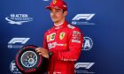 Charles Leclerc (MON) Ferrari receives the Pirelli Pole Position award.