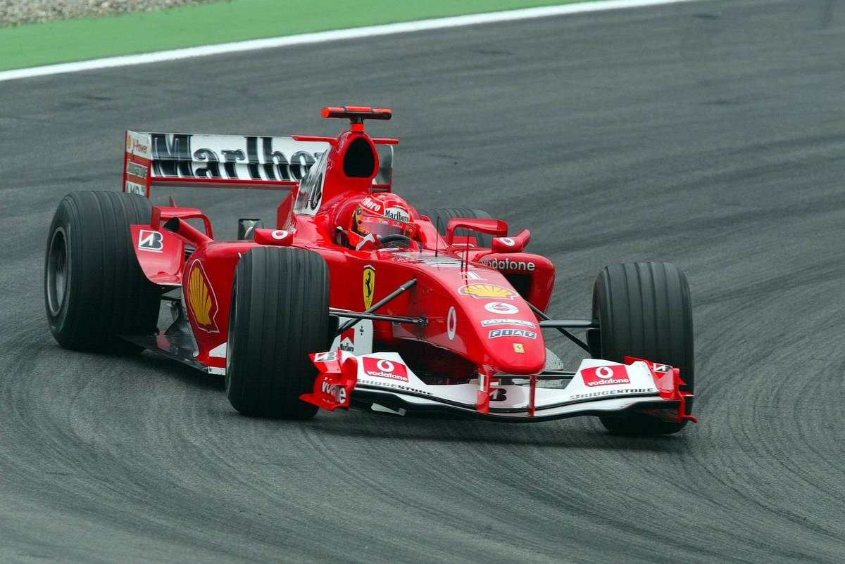 Schumacher 2004 hot sale ferrari