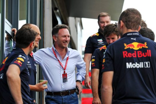 Christian Horner (GBR) Red Bull Racing Team Principal.
11.07.2019. Formula 1 World Championship, Rd 10, British Grand Prix, Silverstone, England, Preparation Day.
- www.xpbimages.com, EMail: requests@xpbimages.com - copy of publication required for printed pictures. Every used picture is fee-liable. © Copyright: Batchelor / XPB Images