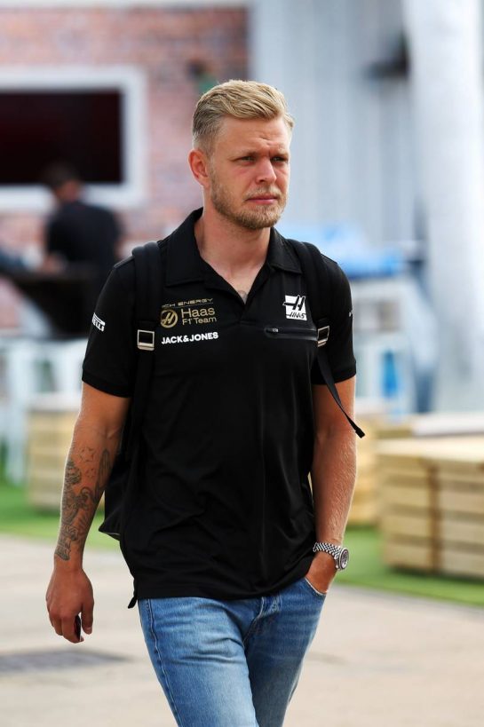 Kevin Magnussen (DEN) Haas F1 Team.
11.07.2019. Formula 1 World Championship, Rd 10, British Grand Prix, Silverstone, England, Preparation Day.
- www.xpbimages.com, EMail: requests@xpbimages.com - copy of publication required for printed pictures. Every used picture is fee-liable. © Copyright: Moy / XPB Images
