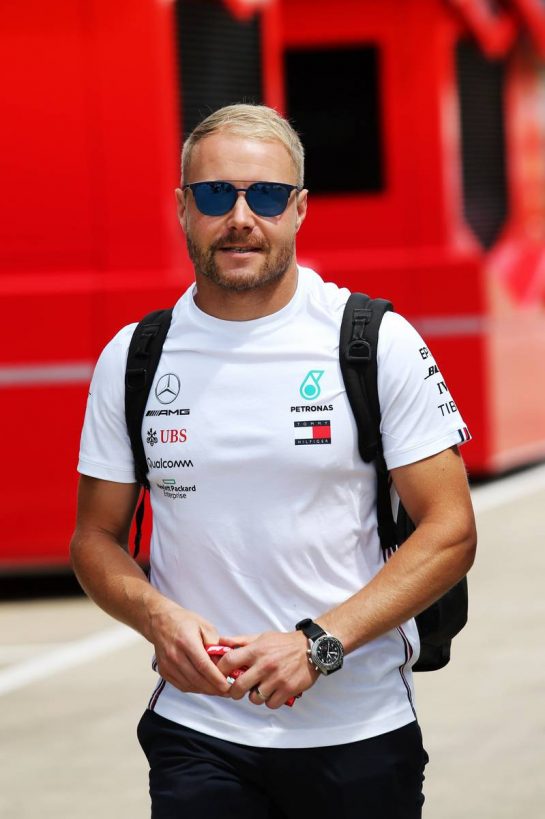 Valtteri Bottas (FIN) Mercedes AMG F1.
11.07.2019. Formula 1 World Championship, Rd 10, British Grand Prix, Silverstone, England, Preparation Day.
- www.xpbimages.com, EMail: requests@xpbimages.com - copy of publication required for printed pictures. Every used picture is fee-liable. © Copyright: Moy / XPB Images