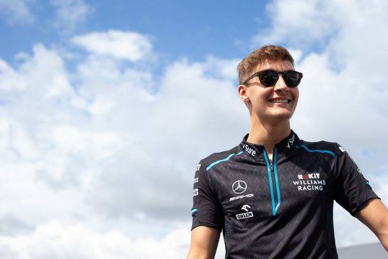 George Russell (GBR) Williams Racing.
11.07.2019. Formula 1 World Championship, Rd 10, British Grand Prix, Silverstone, England, Preparation Day.
- www.xpbimages.com, EMail: requests@xpbimages.com - copy of publication required for printed pictures. Every used picture is fee-liable. © Copyright: Bearne / XPB Images